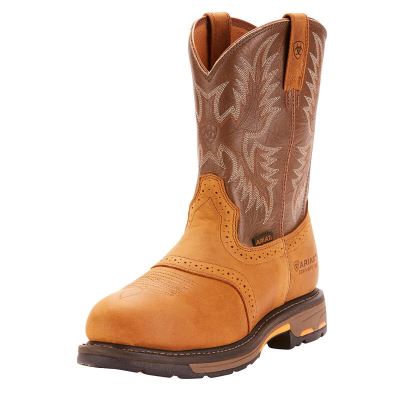 Ariat Workhog Pull-on Kahverengi Iş Ayakkabıları Erkek (40186-787)